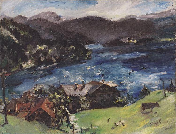 Lovis Corinth Landscape with cattle China oil painting art